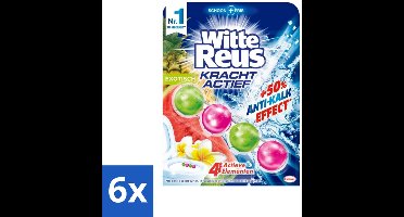 Witte Reus - Toiletblok - Kracht Actief Exotisch - Fris & langdurige geur - Voordeelverpakking - 6 stuks
