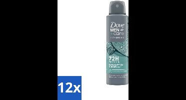 Dove Men+Care Deodorant Spray - Eucalyptus & Mint - 150 ml - Voordeelverpakking - 12 stuks