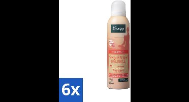 6 x Kneipp - Douche schuim - Body & Mind Balance - Iris & Vetiver - 200 ml - Douche Foam - Ontspanning - Balans - Iris - Vetiver