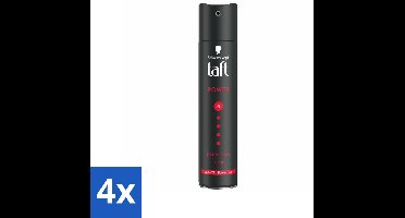 Taft - Power 5 - Haarspray - Sterke fixatie - 250 ml - Voordeelverpakking - 4 stuks