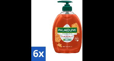6 x Palmolive - Hygiëne - Handzeep - Antibacterieel & Fris - 500 ml - Antibacteriële Handzeep - Vloeibare Handzeep - Handhygiëne - Propolisextract - Gezinszeep