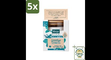 5 x Kneipp - Geurkaars - Goodbye Stress - Watermunt & Rozemarijn - 20 branduren - Grootverpakking - Geurkaars - Stressvermindering - Aromatherapie - Watermunt - Rozemarijn