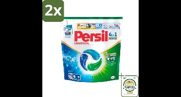 Persil - Wasmiddel - Wasmiddelcapsules Discs Universal - Voor Witte Was - 22 wasbeurten - Voordeelverpakking - 2 stuks - Witte was - Vlekken verwijderen