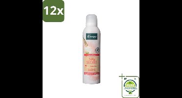 Kneipp - Douche schuim - Silky Secret - Zijdeboombloesem - 200 ml - Voordeelverpakking - 12 stuks - Douche Foam - Zacht Schuim
