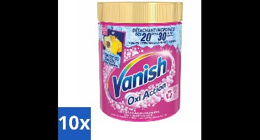 Vanish - Vlekverwijderaar - Oxi Action Wasbooster Poeder - Voor Gekleurde Was - 940 g - Bulkverpakking - 10 stuks