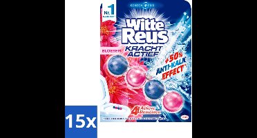 Witte Reus - Kracht Actief Toiletblok - Bloesem - 1 Toiletblok - Bulkverpakking - 15 stuks