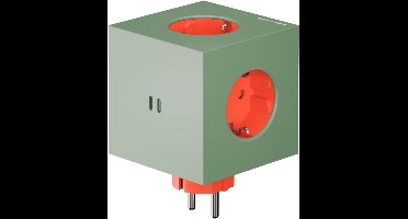 Avolt - Square 2 Design stekkerdoos - 3 stopcontacten + 2 usb-c - limited edition Bauhaus