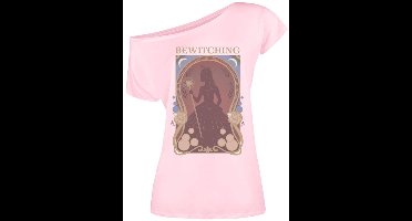 Wicked Bewitching Dames T-shirt - roze - XL