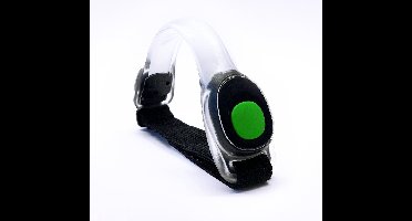 Fen Hardloop LED veiligheidsverlichting – armband - groen