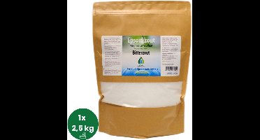 Epsom Zout-Bitterzout -Magnesiumsulfaat - Badzout - 2,5 kg - FCC Food Grade Kwaliteit van SoLMAG - Epsomzout - Epsom salt - Sal de Epsom - Epsombadzout - Voetenbad