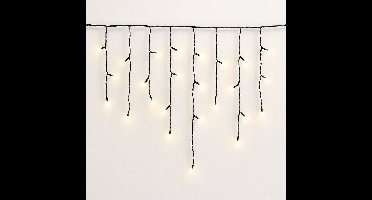 FlinQ 144 LED Warm Wit IJspegelverlichting - Kerstverlichting - Kerstverlichting buiten - Warm wit licht - 14 meter (4,2 meter lichtjes)