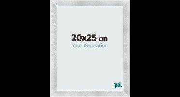 Your Decoration - Fotolijst 20x25 cm - MDF - Aluminium Geborsteld - Pisa