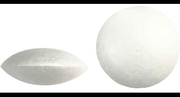 Styropor ballen, d: 7,5 cm, 100 stuks