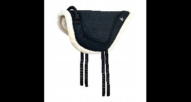 Zadelpad voor longeerrijden met synthetische vacht - Full