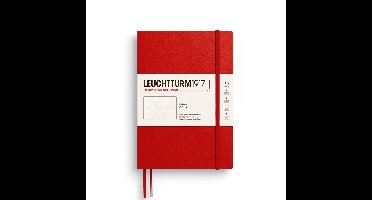 Leuchtturm1917 - Notitieboek A5 - cherry - softcover - stipjes (dotted)