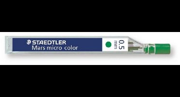 Potloodstift - Vulpotlood - Stift - Groen - Steadtler - Mars - Micorcolor - Koker 12 stuks - Mines Fines - Automatic Pencil Leads