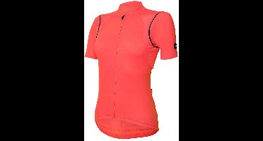 Rh+ Luna Korte Mouw Wielertrui Oranje M Vrouw