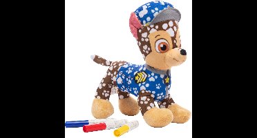 Paw Patrol knuffel Doodle pup 23 cm - kleurplezier voor kinderen.