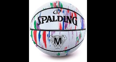 Basketbal Spalding Marble Series Hg Sz7 Wit 7 (Maat 7)