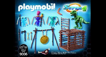PLAYMOBIL Alien krijgers met T-Rex  - 9006