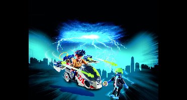 PLAYMOBIL  Stanz met luchtmoto - 9388