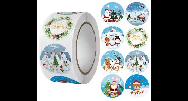 5 stuks Kerstcadeau-Label Stickers voor Kinderen – Zelfklevende Beloningsstickers voor School, Leraren & Studenten – Decoratief Geschenk Serie