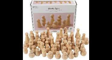 CC Houten Figuur 90 stuk