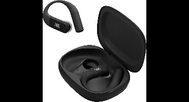 JBL Endurance Peak 4 - Sport Oordopjes - Draadloos Bluetooth - In ear - Oortjes met Oorhaak - Hardlopen - 48 uur - IP68 - Waterbestendig - Zwart & Grijs