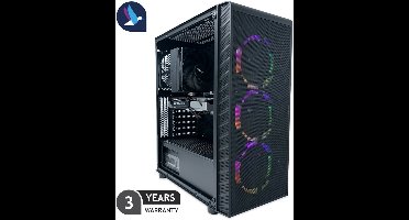 AZZA Prime ARGB Gaming PC | Intel Core Ultra 5 - 245KF | NVIDIA RTX 5060 Ti - 16 GB GDDR7 | 32 GB DDR5 | 1 TB SSD | Windows 11 Pro