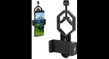 Telescooptelefoonadapter voor smartphones - Universele houder voor telescopen en verrekijkers, verstelbaar