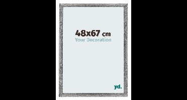 Your Decoration - Puzzellijst 48x67 cm - Grijs Geveegd - Puzzellijst 500-1000 stukjes - MDF Fotolijst - Mura
