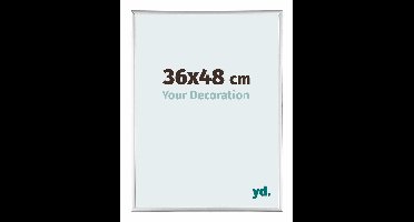 Your Decoration - Puzzellijst 36x48 cm - Zilver Hoogglans - Puzzellijst 500-1000 stukjes - Aluminium Fotolijst - Kent
