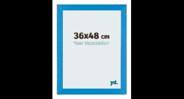 Your Decoration - Fotolijst 36x48 cm - MDF - Helder Blauw - Mura