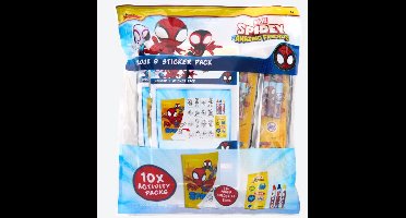 Disney junior - Spidey Kleur- en stickerset uitdeelcadeautjes - trakteren op school