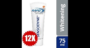 Sensodyne - Tandpasta - Rapid Relief - Whitening - 75ml x 12