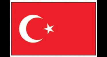 Lalizas Turkse Vlag Rood,Wit 100 x 150 cm