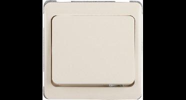 PEHA Standard schakelaar - inbouw - impuls - maak - crème