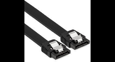 DeLOCK 0.7m SATA III SATA-kabel 0,7 m Zwart SATA 7-pin