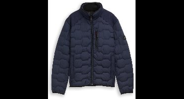 Tom Tailor - Tussendoor jas - Heren - M - Blauw - Polyester - 1050625