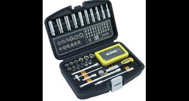 Ironside Doppendoos 60 Stuks – 1/4" + Bits (FD) | IR102676 | Complete Set voor Schroef- en Montagewerk
