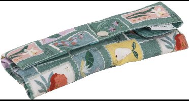 Hobby Gift Gehaakt etui: omslag: geborduurde postzegels