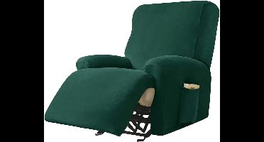 Stoelhoezen-Stoelbeschermers-4 delig-donkergroen-c