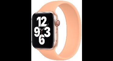 Apple Siliconen solobandje voor de Apple Watch | 44/45/46/49 mm - Maat 5 - Cantaloupe