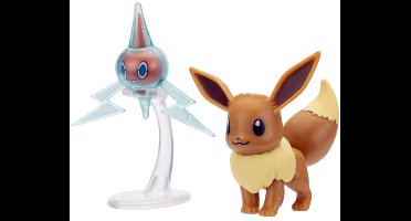 Rotom & Eevee Jazwares Battle Figure Actiefiguren