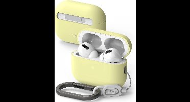 Ringke Silicone Compatible with AirPods Pro 2 Case, Slim Lightweight Case Designed for AirPods Pro 2nd Generation Case - Mellow Yellow Yellow