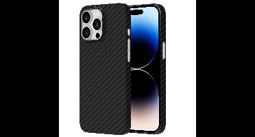 Accezz Hoesje - Geschikt voor Apple iPhone 14 Pro - backcover - Zwart