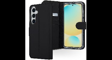 Accezz Hoesje - Geschikt voor Samsung Galaxy S25 FE - Wallet Softcase Bookcase - Zwart