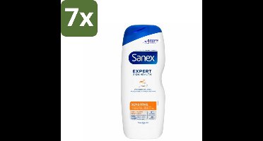 Sanex - Douchegel - Dermo Sensitive - Voor Gevoelige Huid - 600 ml - Bulkverpakking - 7 stuks