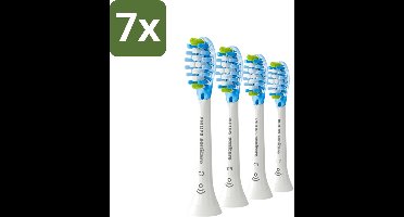 Philips Sonicare - Opzetborstels - C3 Premium Plaque Defense - Grondige Reiniging - 4 opzetborstels - HX9044/17 - Bulkverpakking - 7 stuks