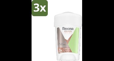 Rexona Women - Deodorant Cream Stick - Maximum Protection Sport Strength - Extra Sterk - 45 ml - Bulkverpakking - 3 stuks
